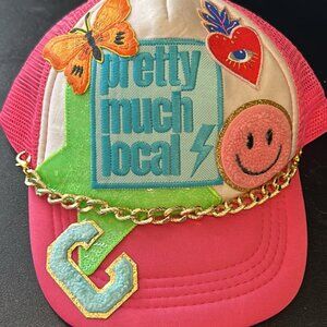colorful  custom patchwork hat.